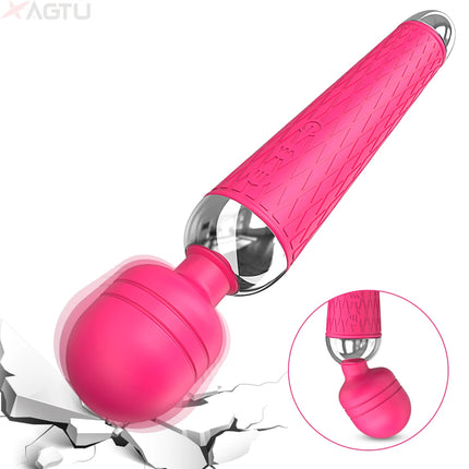 Clitoris Stimulation Powerful AV Vibrator Female Magic-Wand Nipple Clitoris Stimulator Adult Erotic Product Sex Toys for Women