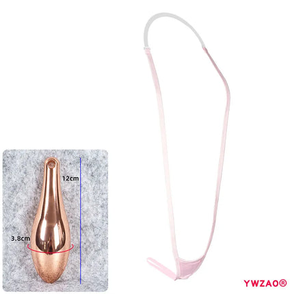 YWZAO Hanging Neck Underwear Adult Plug Anal Fisting Toys Butt Dildo Thongs Lingerie Anus Ass Panties Men's Briefs Sexy Gay