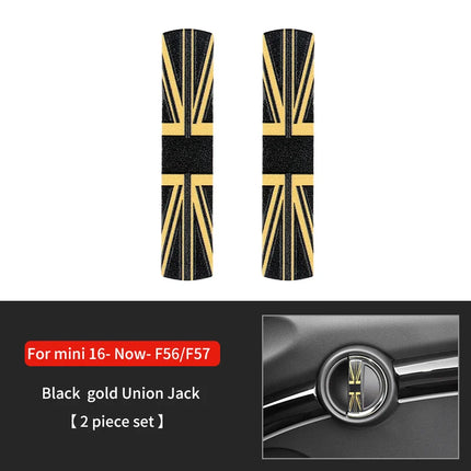 Car Door Handle Decoration Leather Sticker For Mini Cooper JCW F56 F60 F55 F54 R56 R60 R55 Countryman Car Interior Accessories