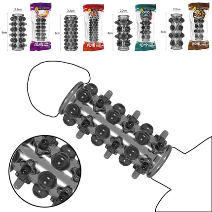 Male Penis Enlargement Sleeve Silicone Cock Ring For Delayed Ejaculation And Enhanced Erection Adult Sexy Couples Sex Toys 18+