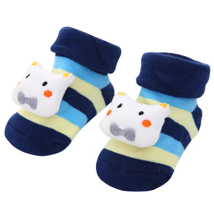 Baby Socks Girls Boys Newborn Accessories Cartoon Animals Kids Gift Clothes Children Infant Toddlers Stuff Anti Slip Toy Clothes