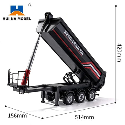 Huina 1501 Scania 770s Fully Proportional Remote Controlled Heavy Truck Trailer Model Tractor Car High end Toy Monster Truck1502
