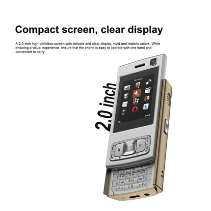 SERVO N95 PRO Slide Screen Mini Mobile Phone Speed Dial Call Recording Magic Voice Blacklist 2G Push Screen Torch Cellphone MP4