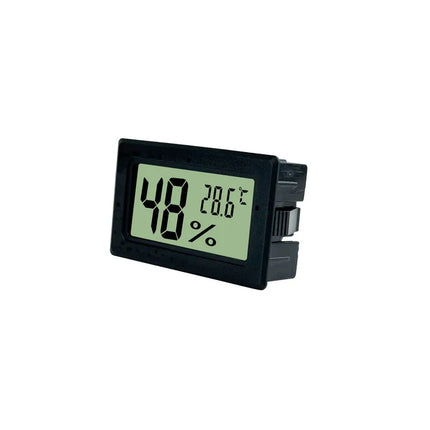 2/4 Pcs Mini Hygrometer Thermometer Fahrenheit or Celsius Meter Digital LCD Monitor Indoor Room Round Humidity Temperature Gauge