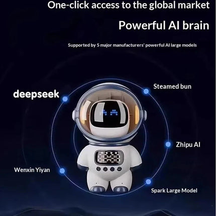 Ai Chat Robot 6 Ai Models Wifi Bluetooth Dual Mode Desktop Companion Night Light Clock Alarm Intelligent Office Assistance