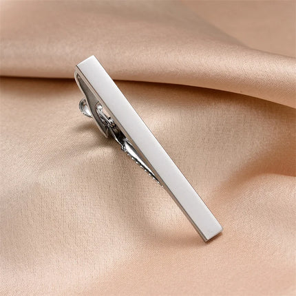 Minimalist Tie Clip For Men Tie Clip To Man Shirt Business Party Gift Box Jewelry Men's Cuff Luxury Man Fashion Cufflinks Lawyer