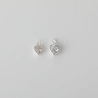 S925 white zircon / 3.6x7.5x9.2mm