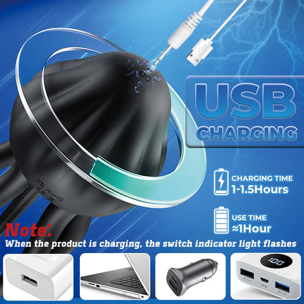 Bokisoon Male Masturbator Male Sex Toys for Men Adult Toys 10 Vibrating Wrapping Tentacle Mens Vibrator for Penis Stimulator