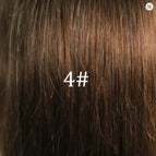 4 Dark Brown / Topper No Clips / 15x16 CM|18 inches