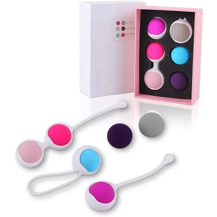 Kegel Balls Tighten 6 Kegel Exercise Weights Exercise Kit Pelvic Floor Muscles Trainer Vaginal Tight Shrink Exercise for Women