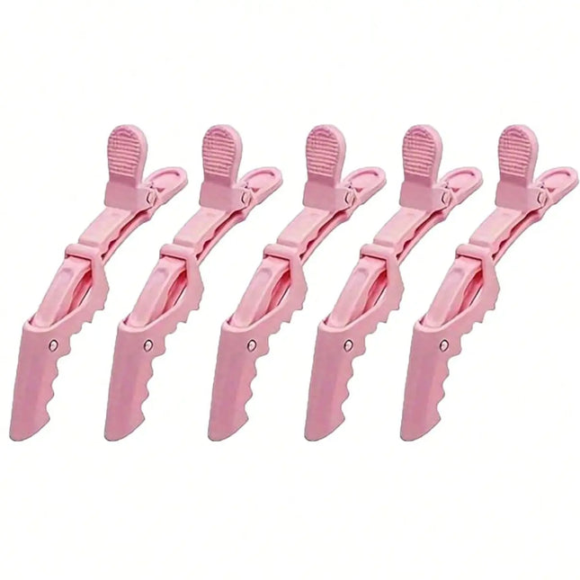5/10/12/20 Piece Set of Multifunctional Hair Styling Sectioning Clips, Positioning and Partitioning Alligator Clips Suitable for Professional Hairdressers, Women's Hair Clips, Plastic Non-Slip Hair Clips, Professional Hairsty