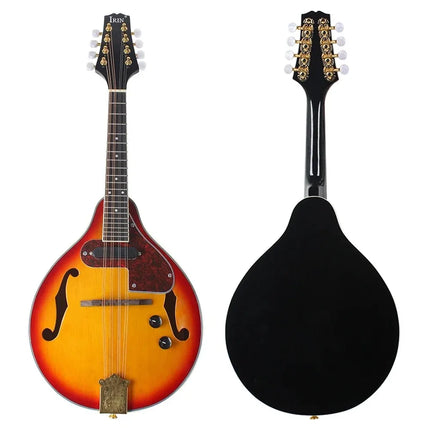IRIN 8 Strings Mandolin Guitar Rosewood Fingerboard Electric Mandolin Guitarra with Bag Capo Mandolin Parts & Accessories