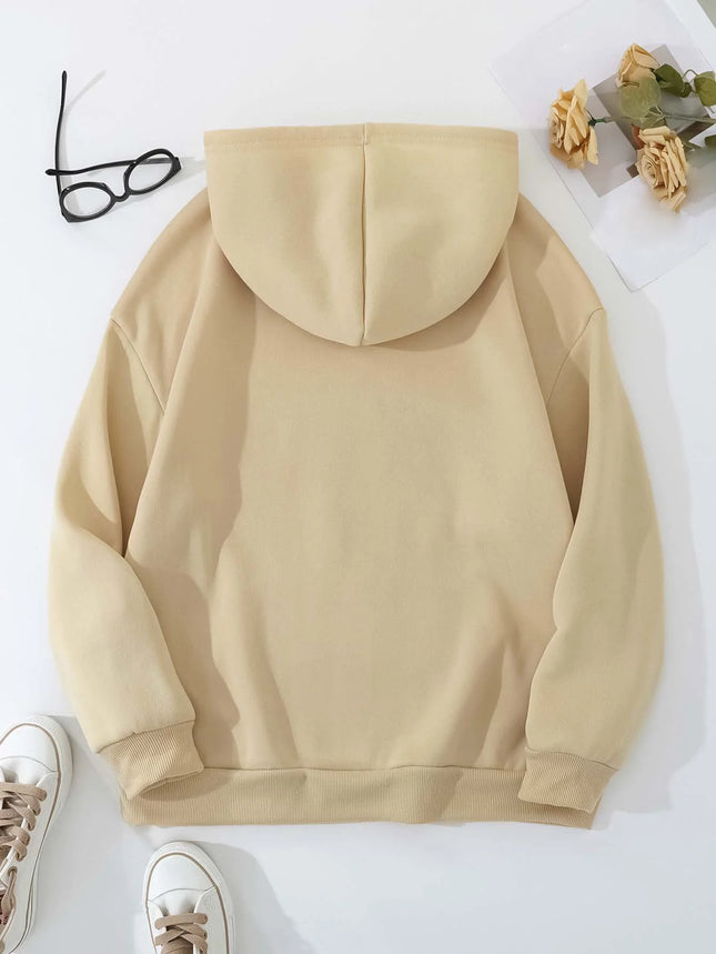 Cartoon Strawberry Capybara Cute Printed Hoodie for Women Autumn Winter 2025 Long Sleeve Tops Sweatshirt Clothing