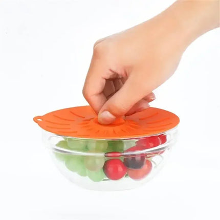 1/5pcs Environment-friendly Preservation Covers Food Cover Silicone Lids Refrigerators Microwave Ovens Spill Proof Kitchen Tools