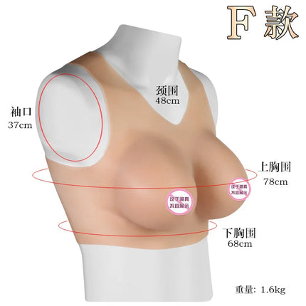 Realistic Shemale Fake Boobs False Breast Forms Crossdresser Silicone Adhesive Tits For Drag Flat Chest Women Men Adult Sex Toys