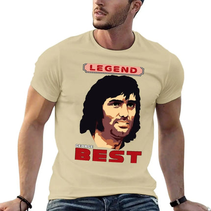 GEORGE BEST - Football Legend T-Shirt anime figures cheap stuff boys whites shirts graphic tees men clothing
