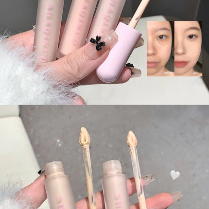 3 Colors Liquid Foundation Concealer Cream Full Covers Brightening Facial & Eye Liquid Concealer Waterproof Oil-control Make Up
