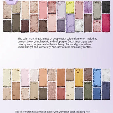 Qianyan Cheeryep 16 Color Eyeshadow Palette Glitter Chameleon Matte Pearlescent Flash Plate Cowherd Sequins