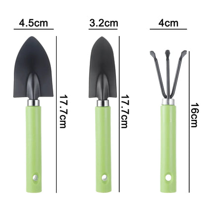 3Pcs/Set Mini Gardening Shovel Gadgets For Plant Flower Pot Cactus Vegetables Planting Digging Weeding Small Plants Garden Tool