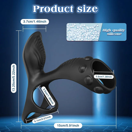 APP Control Vibrating Cock Ring Penis Ring for Men Clitoris Stimulator Vibrator for Women Ejaculation Delay Sex Toy for Couples