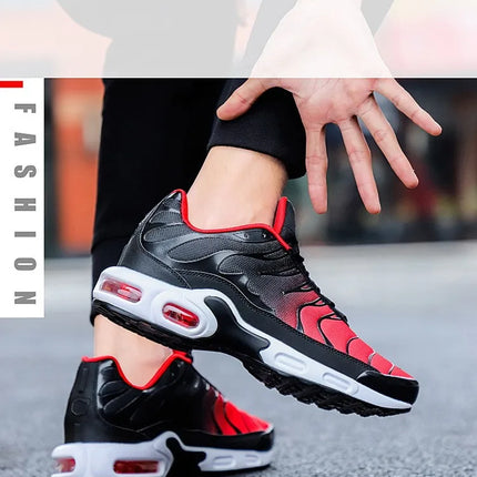 Casual Breathable Running Shoes Men's Large Size Outdoor Sports Sneakers Fashionable Korean Style Couple Matching Footwear