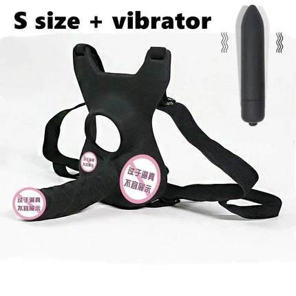 Vagina Plug 10 Frequency Double Penetration Anal Plug Dildo Butt Plug Vibrator for Men Strap on Penis  Sex Toys for Couples