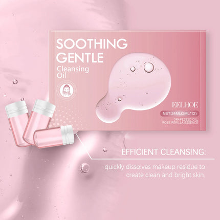 Gentle Makeup Remover Oil Effectively Remove Facial Makeup Deep Cleaning Pores Suitable for All Skin Types Soothing Cleaning Oil