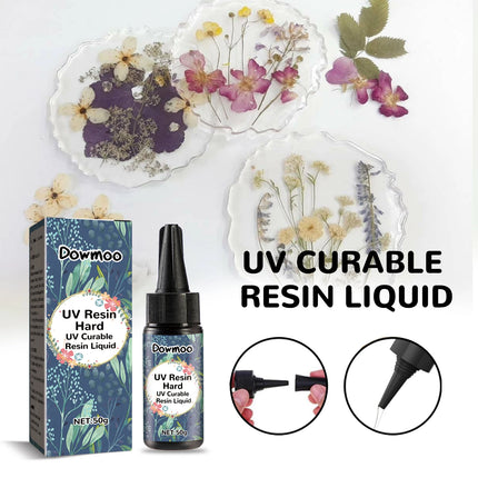 UV Resin Liquid Clear 50g DIY / Résine UV Liquide Claire 50g DIY
