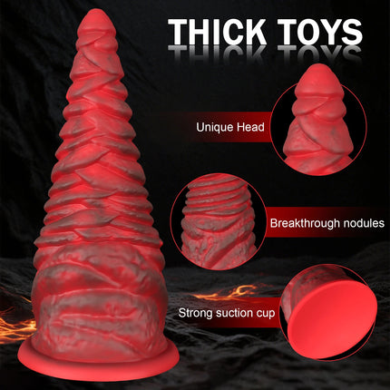 Big Butt Plug Soft Silicone Penis Anal Dilator Huge Anal Plug Dick Dildos Sex Product Stimulate Vagina and Anus Sex Toys for man