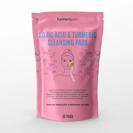 30 PC Brightening Cleansing Pads Pads Deep Cleansing Exfoliating Brightening Balance Oil Skin Water Non-irritating Gentle Tone