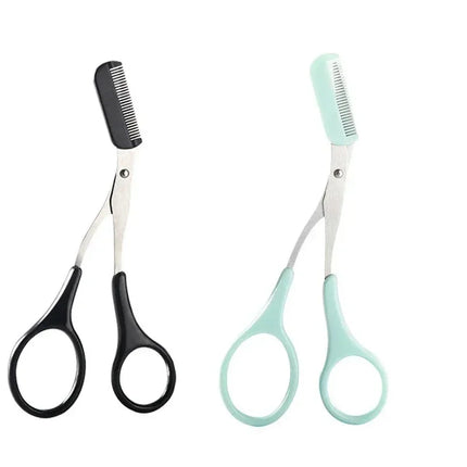 1/3PCS Eyebrow Trimmer Makeup Tools Stainless Steel Eyebrow Scissors with Comb Hair Removal  Eyebrows Shaping Makeup Tools