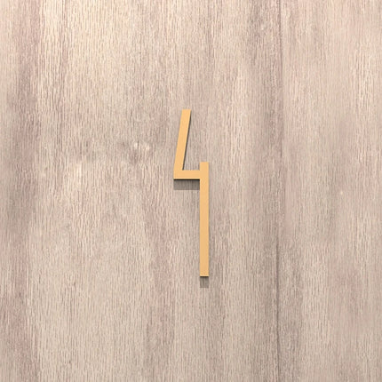On The Door Extra Apartment Floating Exterior House Metal Building 3D Digits Number Art Nordic Home Decor Wall Sticker Acrylic