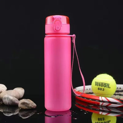 560ml Water Bottle Outdoor Adult Sports Water Cup Portable Plastic Bottle Student Teapot Kitchen Drinking Tools