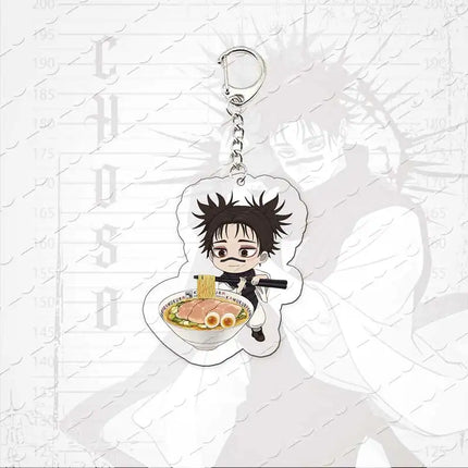 JJK nime Figure Choso Keychain Bag Charms Accessories Choso Chibi Acrylic  Keyrings Pendant Fans Friends Gifts