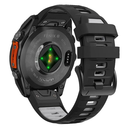 For Garmin Fenix 8 43mm 47mm 51mm Sports Original Silicone Wristband for Garmin Epix/Quatix7/Fenix 7X 6X 7S Pro/Descent Mk3 Band