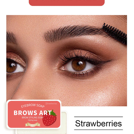 4-color eyebrow styling wax, styling gel, waterproof, natural, long-lasting, transparent eyebrow soap, eyebrow styling cream