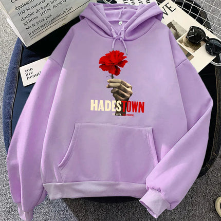 Musical Hadestown Hoodies for Women/Men Winter Casual Printing Sweatshirts Roupas Femininas Sudaderas Pocket Fleece Female Hoody