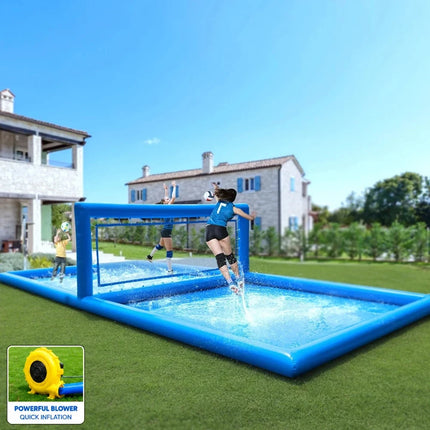 Inflatable Volleyball Court Outdoor Water Volleyball Pool for Sports Game Commercial Children's Playground