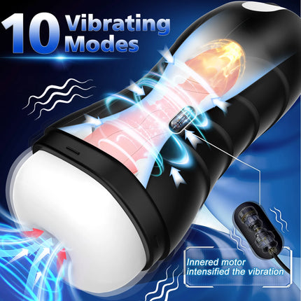 Automatic Male Masturbator Cup 10 Speed 5 Vacuum Sucking Vagina Blowjob Penis Train Massager Sex Machine Adult Sex Toys For Men