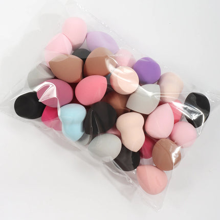 Medium Size Beauty Sponge 6/12/24/36/60 Pieces, Random Color and Shape, Foundation Mixing Beauty Sponge, Liquid, Cream and Powde
