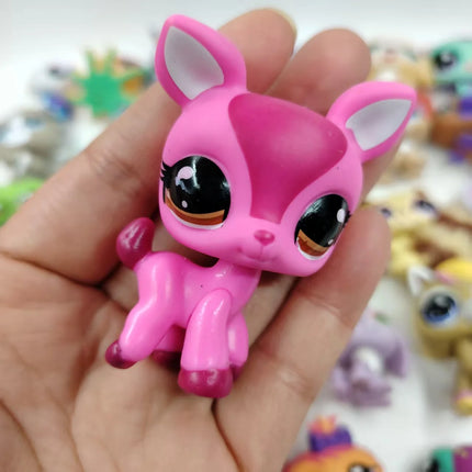 Original LPS Pet Toys Cute Animal Can Shake Head Kitten Collection Toys for Girls Christmas Birthday Gift