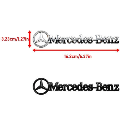 ABS Car Logo Emblem Rear Trunk Badge Stickers Decals Accessories For Mercedes Benz C260 W204 W205 W211 W212 W190 W213 W168 W177