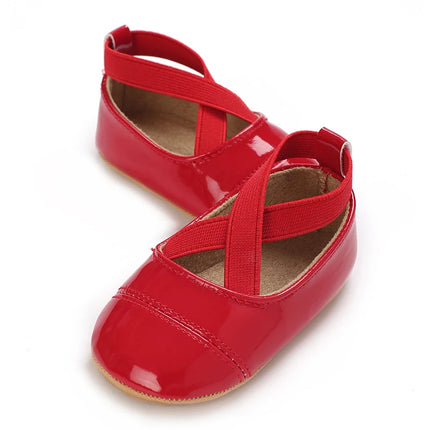 Baby Girls First Walkers 0-18 Months Red Princess Shoes Soft Sole Spring Autumn
