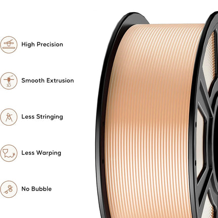 1.75mm Petg 3D Printer Filament skin color Materials Consumables 250g 500g 1kg 3D Printer Material PETG vacuum packaging