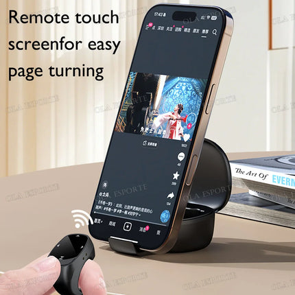 New Smart Fingertip Ring Remote Control Wireless Bluetooth Mobile Selfie Mice Selfie Video Automatic Page Turner Browsing 2025