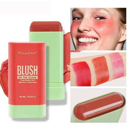 Make Up Multi Functional Blush Stick Easy Color Rouge Blusher Cream Waterproof High Color Rendering Brightening Skin Tone Hot
