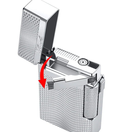 New Creative Plasma Arc Lighter Luxury Double Flame Butane Lighter Jet Flame Windproof Cigarette Ignitor Smoking Accessories