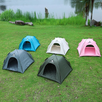 Foldable Cat House Pet Tent Four Seasons Universal Cat and Dog Pet Nest Winter Warm Mat Outdoor Portable Foldable Breathable