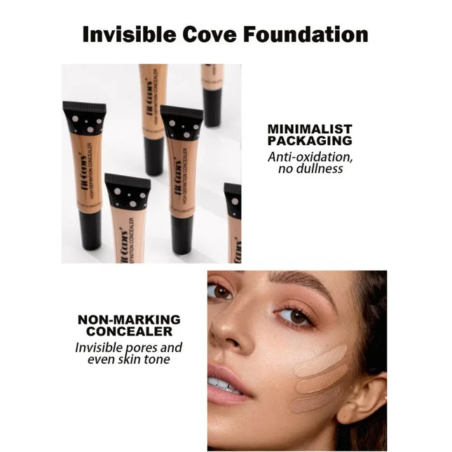 Fit Colors 8 Color Concealer Flexible Moisturizing Liquid Foundation Covering Dark Circles And Acne Spots Face Makeup Concealer