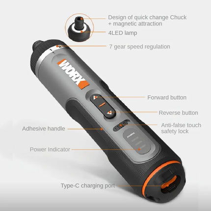 4V Mini Cordless Screwdriver Set / Tournevis Mini Sans Fil 4V